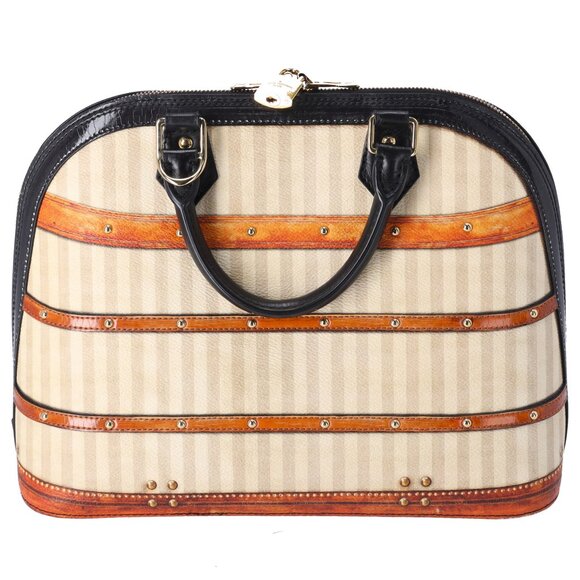 Louis Vuitton Time Trunk Alma PM Satchel Beige Multi - Picture 4 of 10